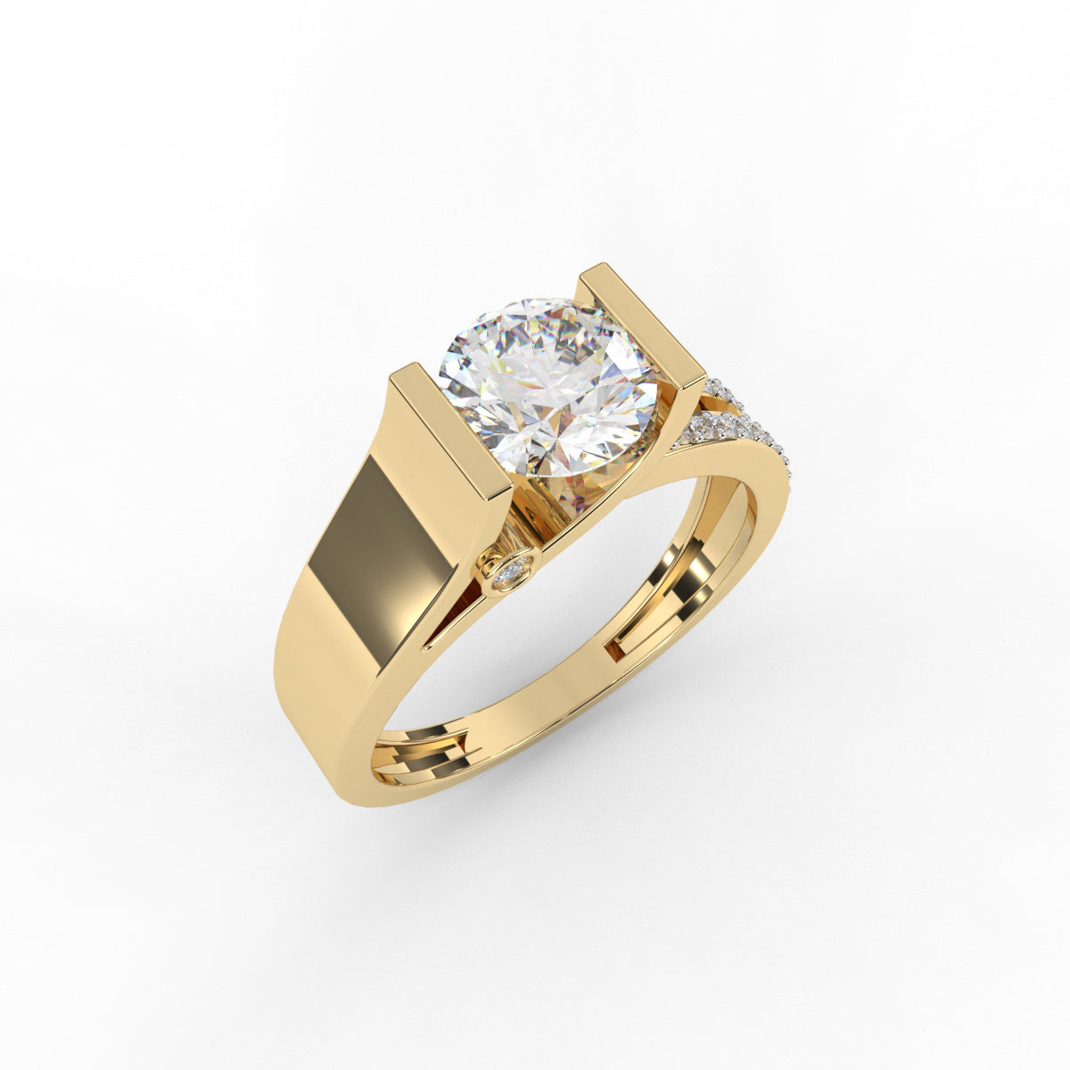 Men's 1/2 CT. T.W. Diamond Ring in 10K Gold | Zales